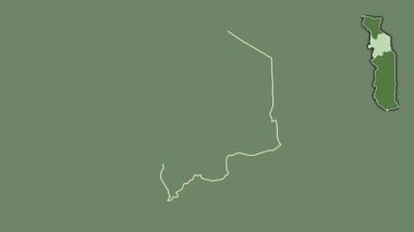 Kara, Togo, dışlanmış ve izole edilmiş. Uydu