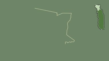 Savanes, Togo, dışlanmış ve izole edilmiş. Uydu