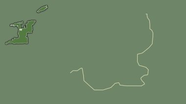 Chaguana, Trinidad ve Tobago, dışlanmış ve izole edilmiş. Uydu