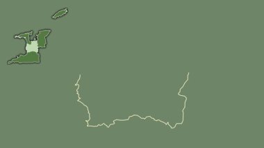 Couva-Tabaquite-Talparo, Trinidad ve Tobago, dışlanmış ve izole edilmiş. Uydu