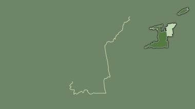 Sangre Grande, Trinidad ve Tobago, dışlanmış ve izole edilmiş. Uydu
