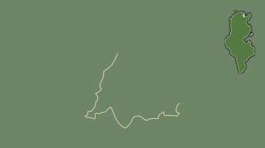 Ariana, Tunus, dışlanmış ve izole edilmiş. Uydu