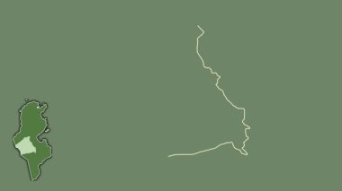 Kebili, Tunus, dışlanmış ve izole edilmiş. Uydu