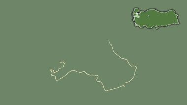 Balikesir, Türkiye, Türkiye, sürüldü ve izole edildi. Uydu