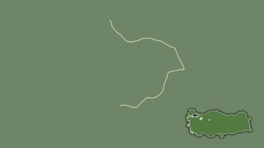 Bilecik, Türkiye, Türkiye, çıkarıldı ve izole edildi. Uydu