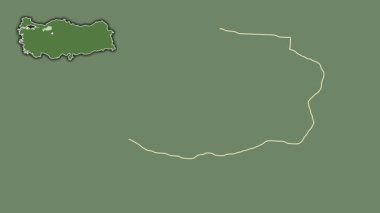 Bolu, Türkiye, Türkiye, dışlanmış ve izole edilmiş. Uydu