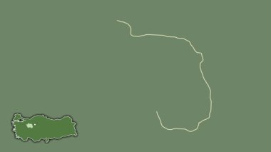 Eskisehir, Türkiye, Türkiye, sürüldü ve izole edildi. Uydu