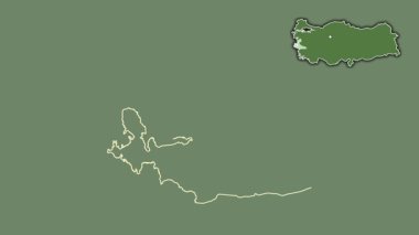 İzmir, Türkiye, Türkiye, dışlandı ve izole edildi. Uydu