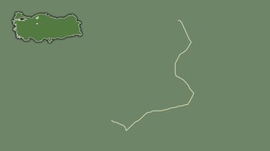 Karabuk, Türkiye, Türkiye, dışlanmış ve izole edilmiş. Uydu