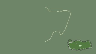 Kayseri, Türkiye, Türkiye, dışlandı ve izole edildi. Uydu