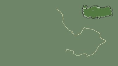 Samsun, Türkiye, Türkiye, dışlandı ve izole edildi. Uydu