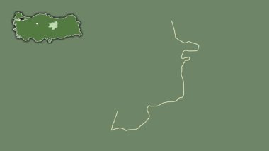 Sivas, Türkiye, Türkiye, dışlanmış ve izole edilmiş. Uydu