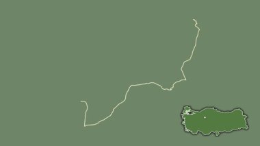 Tekirdağ, Türkiye, Türkiye, tahliye edildi ve izole edildi. Uydu