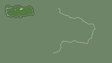 Tokat, Türkiye, Türkiye, dışlanmış ve izole edilmiş. Uydu