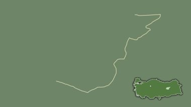 Tunceli, Türkiye, Türkiye, dışlanmış ve izole edilmiş. Uydu