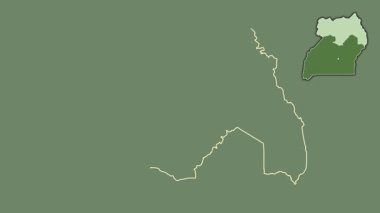 Kuzeyli, Uganda, dışlanmış ve izole edilmiş. Uydu