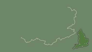 Bath ve Kuzey Doğu Somerset, İngiltere - Büyük Britanya, sürülmüş ve izole edilmiş.