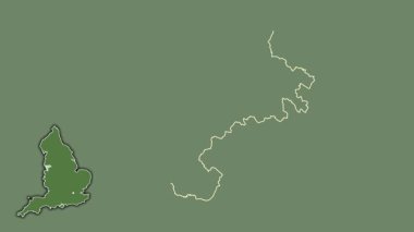 Cheshire West ve Chester, İngiltere - Büyük Britanya, dışlandı ve izole edildi.