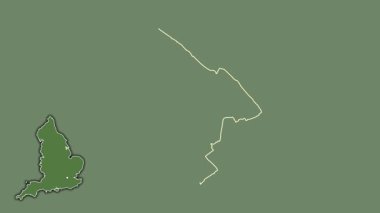 Kuzey Doğu Lincoln, İngiltere - Büyük Britanya, dışlandı ve izole edildi.