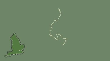 Sefton, İngiltere 'nin Metropolitan Borough' u Büyük Britanya, sürüldü ve izole edildi..