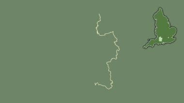 Wiltshire, İngiltere - Büyük Britanya, dışlanmış ve izole edilmiş. Uydu