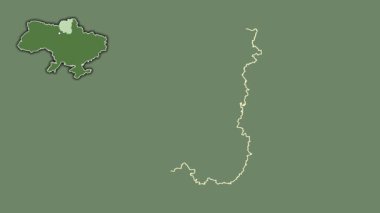 Chernihiv, Ukrayna ve Kırım, çıkarılmış ve izole edilmiş. Uydu