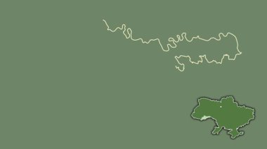 Chernivtsi, Ukrayna ve Kırım, çıkarılmış ve izole edilmiş. Uydu