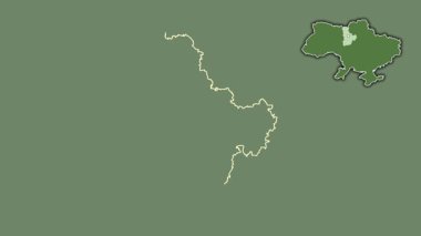 Kiev, Ukrayna, Kırım 'la birlikte, çıkarılmış ve izole edilmiş. Uydu