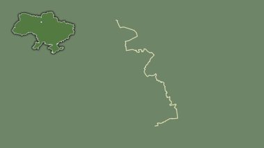Sivastopol, Kırım 'la Ukrayna, çıkarılmış ve izole edilmiş. Uydu