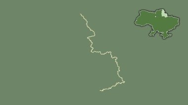 Sumy, Ukrayna, Kırım 'la birlikte, çıkarılmış ve izole edilmiş. Uydu