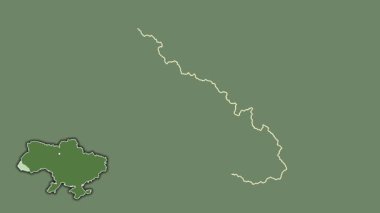 Transcarpathia, Ukrayna ve Kırım, çıkarılmış ve izole edilmiş. Uydu