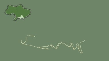 Kherson, Ukrayna, dışlanmış ve izole edilmiş. Uydu