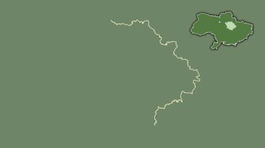 Poltava, Ukrayna, dışlanmış ve izole edilmiş. Uydu