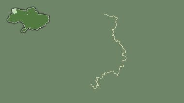 Volyn, Ukrayna, dışlanmış ve izole edilmiş. Uydu