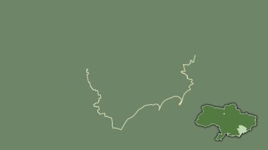 Zaporizhhya, Ukrayna, dışlanmış ve izole edilmiş. Uydu