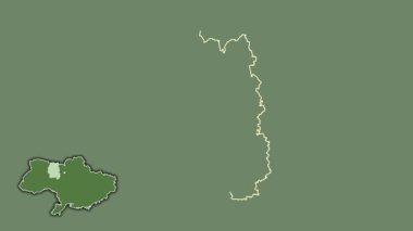 Zhytomyr, Ukrayna, çıkarılmış ve izole edilmiş. Uydu