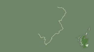 İskoçya, İskoçya - Büyük Britanya, sürülmüş ve izole edilmiş. Uydu