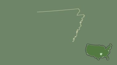 Arkansas, Birleşik Devletler, dışlanmış ve izole edilmiş. Uydu