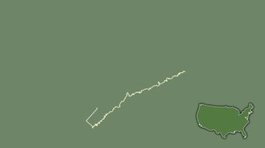 Connecticut, Birleşik Devletler, dışlanmış ve izole edilmiş. Uydu