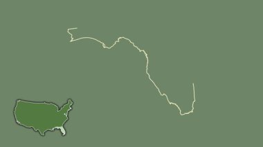 Florida, Birleşik Devletler, dışlanmış ve izole edilmiş. Uydu