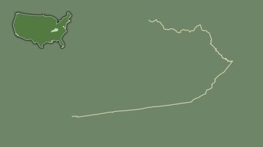 Kentucky, Birleşik Devletler, dışlanmış ve izole edilmiş. Uydu