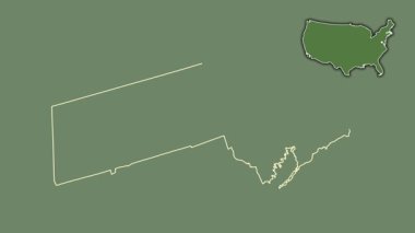 Massachusetts, Birleşik Devletler, dışlanmış ve izole edilmiş. Uydu