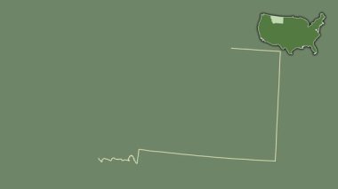 Montana, Birleşik Devletler, dışlanmış ve izole edilmiş. Uydu
