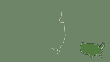 New Jersey, Birleşik Devletler, dışlanmış ve izole edilmiş. Uydu