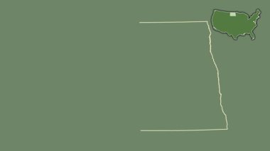 Kuzey Dakota, Birleşik Devletler, dışlanmış ve izole edilmiş. Uydu