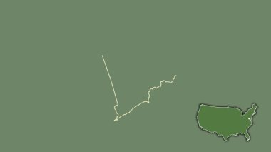 Rhode Island, Birleşik Devletler, dışlanmış ve izole edilmiş. Uydu