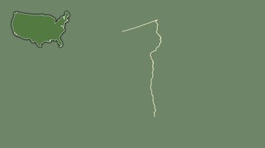 Vermont, Birleşik Devletler, çıkarılmış ve izole edilmiş. Uydu