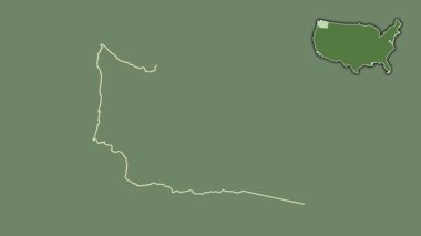 Washington, Birleşik Devletler, dışlanmış ve izole edilmiş. Uydu