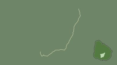 Florida, Uruguay, boşaltılmış ve izole edilmiş. Uydu