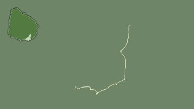 Maldonado, Uruguay, dışlanmış ve izole edilmiş. Uydu